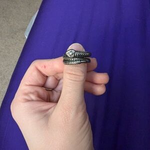 Wrapped snake ring.